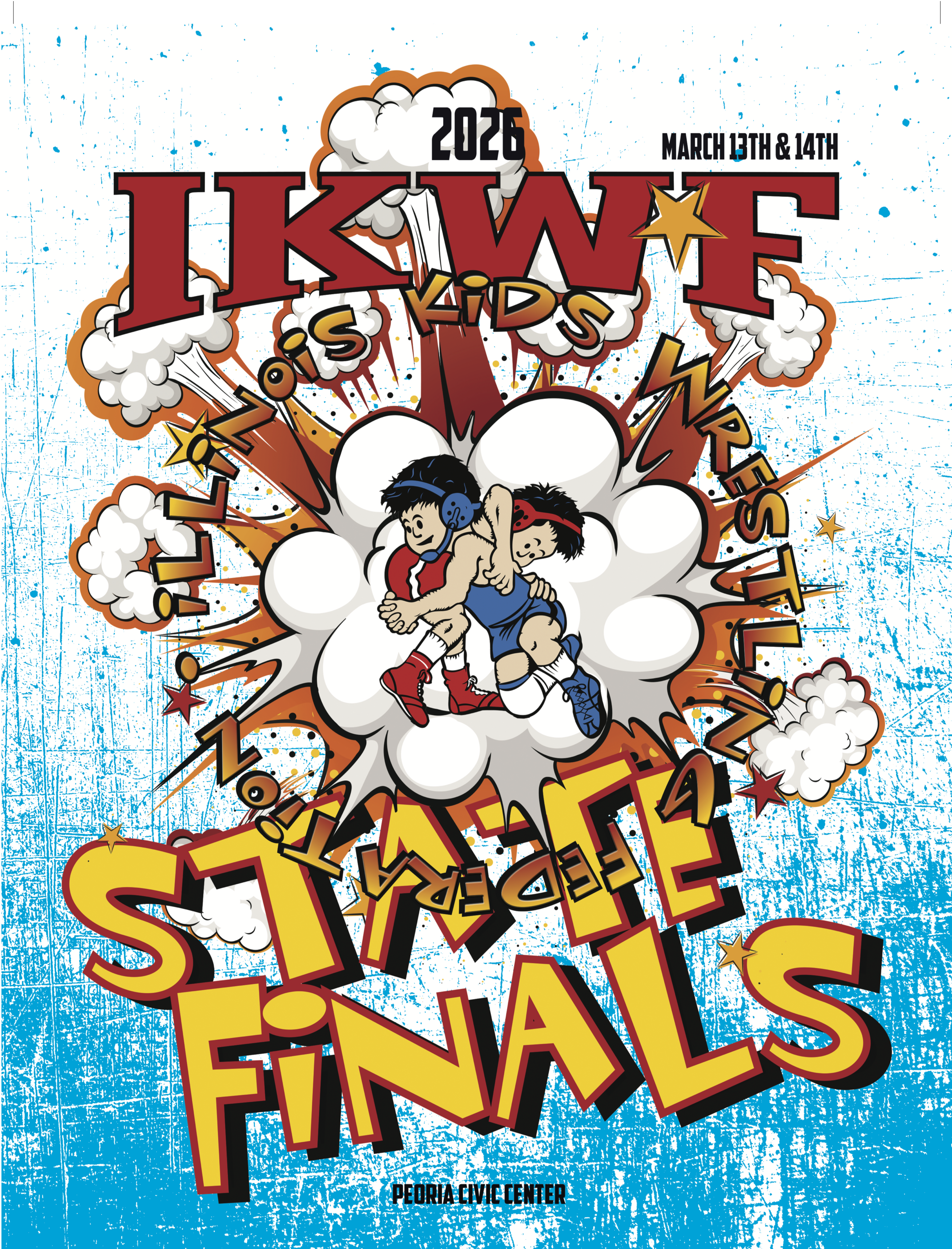 2026 IKWF State Tournament program cover
